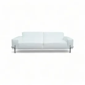 Anis White Leather Sofa (Only 1)