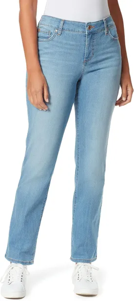 Bandolino Women's Mandie Signature Fit High Rise Straight Leg Jean