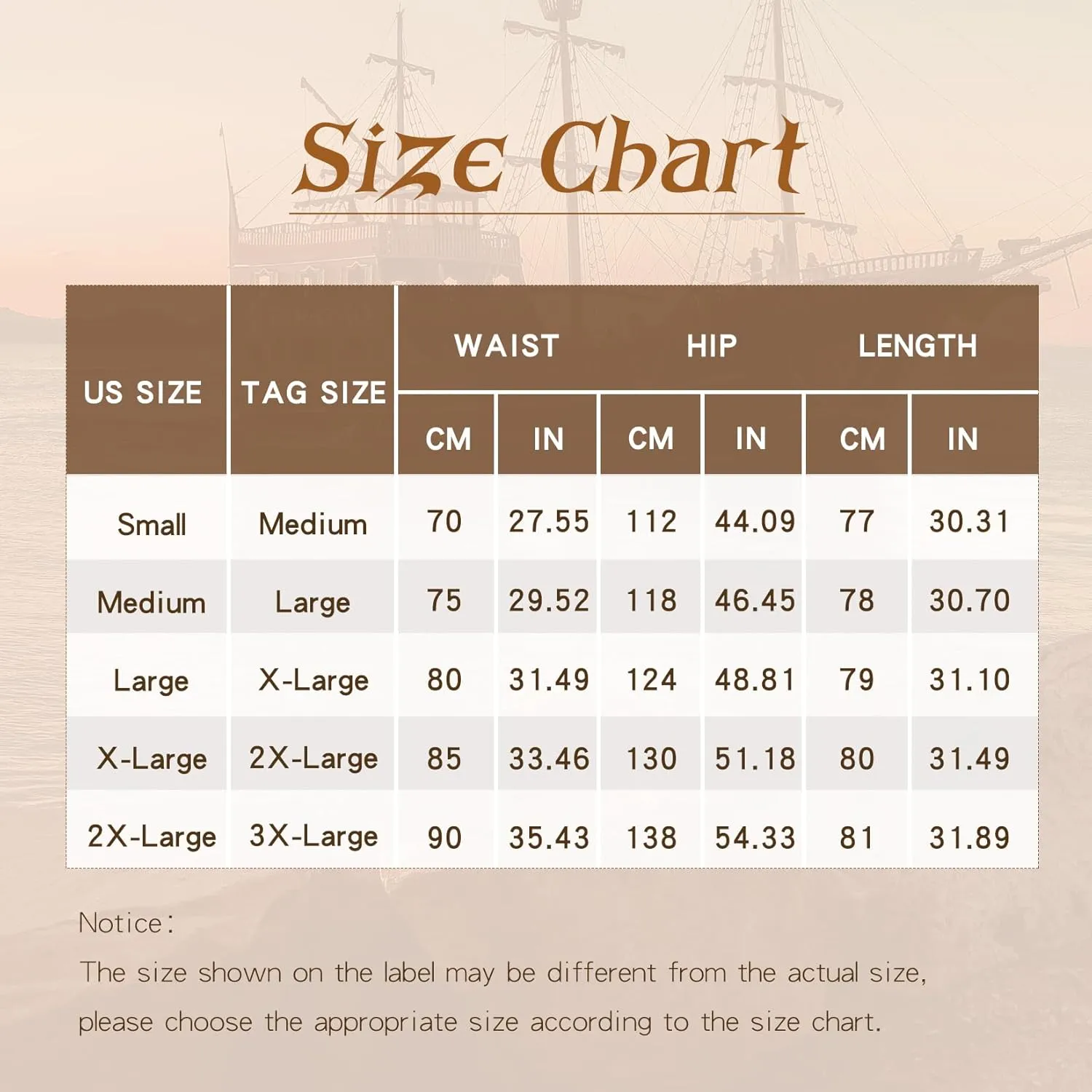 Century Star Renaissance Costume Men's Pirate Pants Pirate Shorts Medieval Ren Faire Viking NavigatorAnkle Banded Trousers