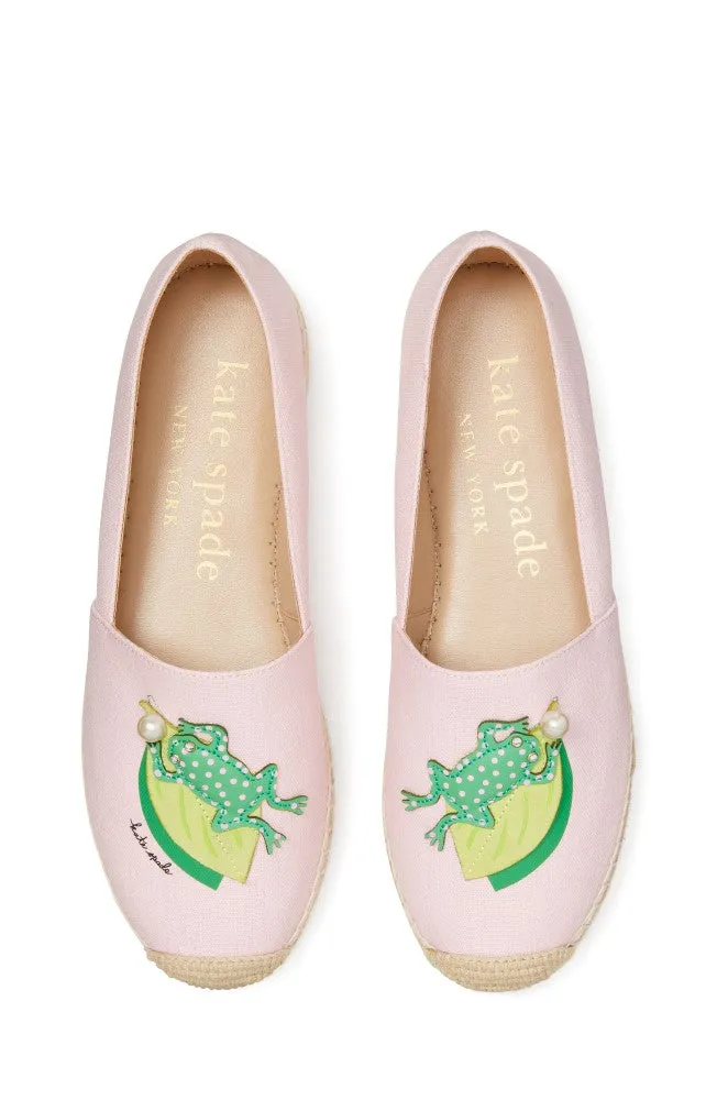 Kate Spade Womens Ribbit Espadrille Slip On Shoes