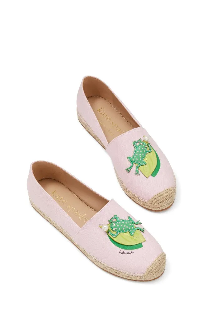 Kate Spade Womens Ribbit Espadrille Slip On Shoes