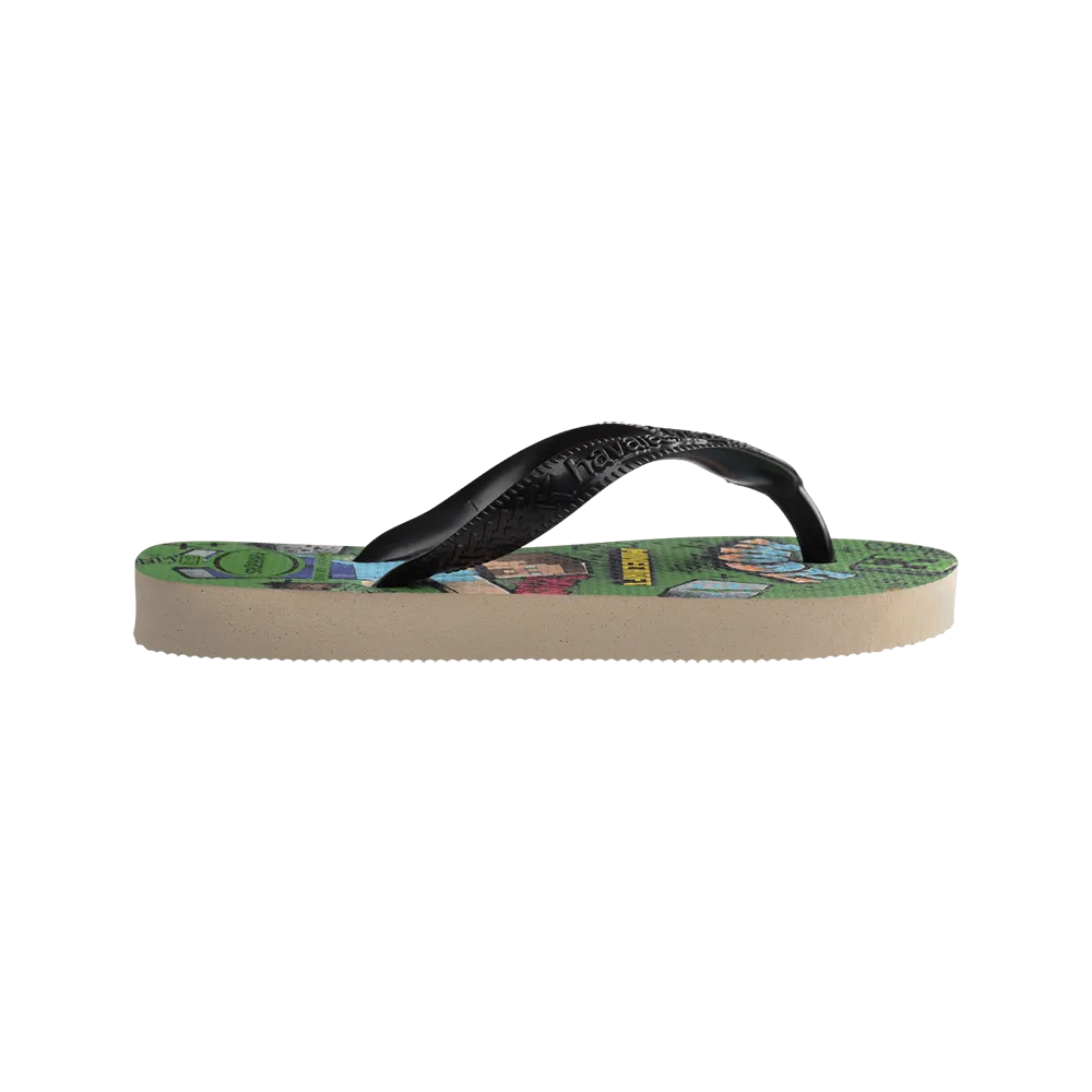 Kids Minecraft Flip Flops