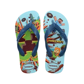 Kids Minecraft Flip Flops