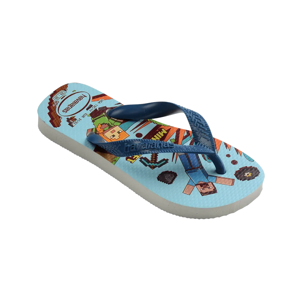 Kids Minecraft Flip Flops