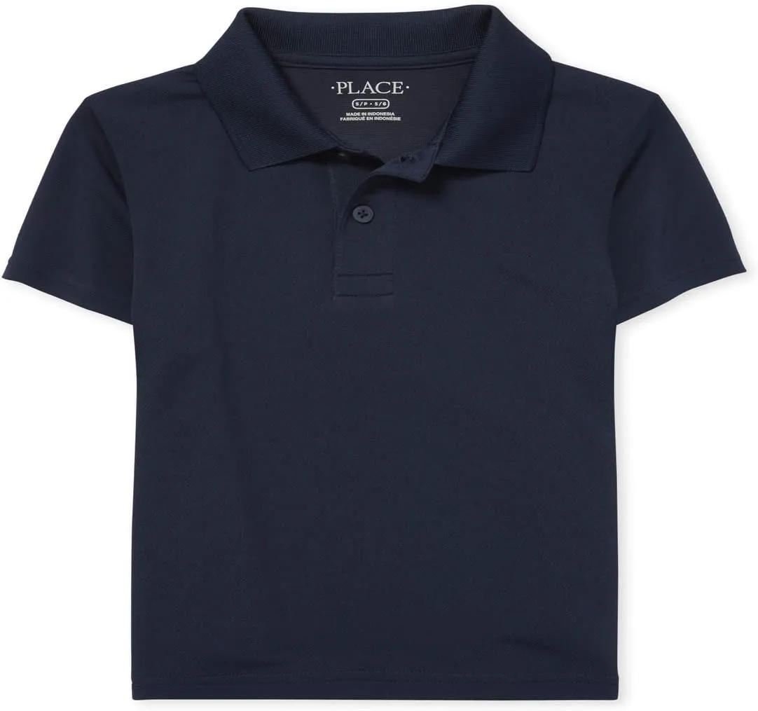 The Children's Place Boys' Short Sleeve Performance Polo