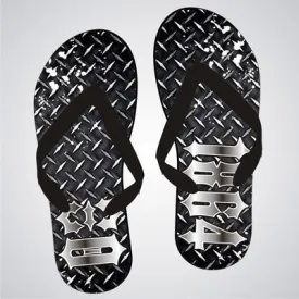 Theta Xi Diamond Plate Flip-Flops - SBL100 - SUB