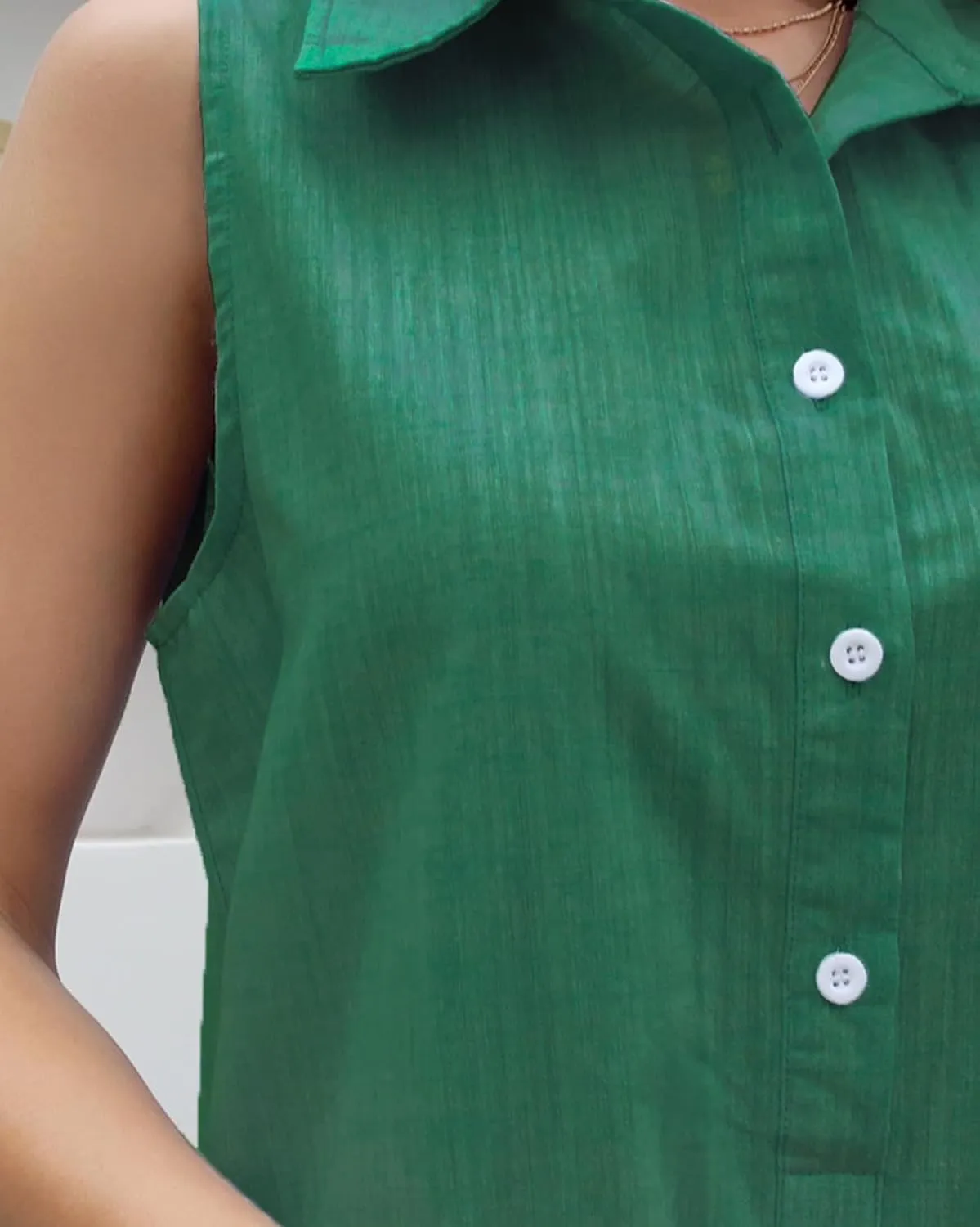 Womens Sleeveless Shirt Dress Ruffle Hem Cotton Tunic Tank Dress Button Up Swing Shift Mini Dresses